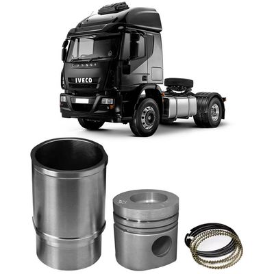 Kit Motor Camisa Pistão Anel Scania G 360 G 400 Mahle K9720