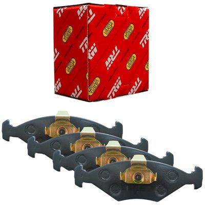 Kit Pastilha Freio Citroen Zx 91 a 98 Traseira Bendix SYL - Hiper
