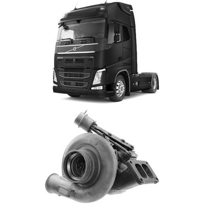 Turbina Motor OM447LA Mercedes Benz L2635 97-99 Metal Leve - Hiper