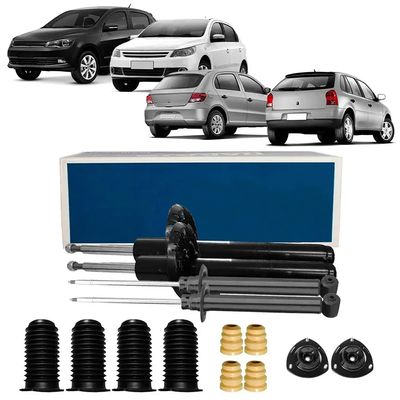 Kit Batente e Coifa Amortecedor Traseiro Volkswagen Santana 84 a